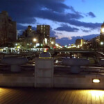 呉・堺川の夜景